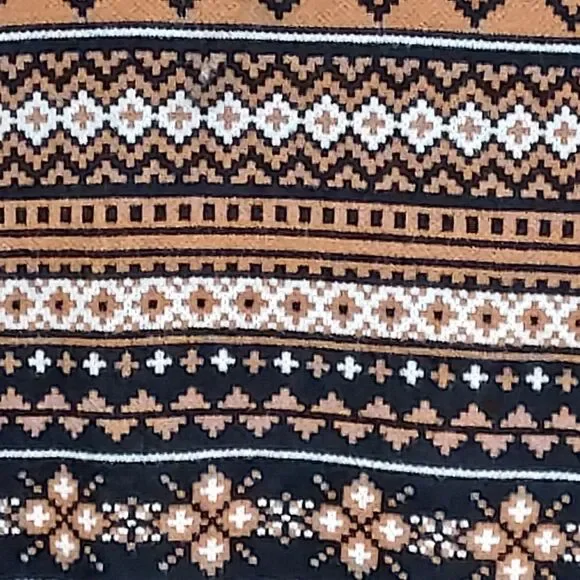 Forever 21+ Womens Plus Size 3X Fair Isle Sweater Mock Neck Dress Tunic - Picture 3 of 6